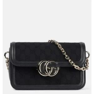 Stylish Gucci Gg Canvas Small Shoulder Bag With Double Box For Women (BOT2755) - stayhit.in