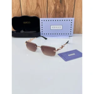 Stylish Gucci Sunglasses Gold Brown For Men (BOT3681) - stayhit.in