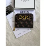Stylish Guess Mini Wallet Brown With Og Box Dust Cover Card For Women (DW222) - stayhit.in