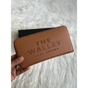 Stylish Marc Jacob Long Zippy Wallet Tan Brown With Og Box For Women (DW221) - stayhit.in
