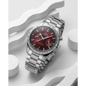 Stylish Omega Speedmaster Co Axial Watch Two Tone For Men (BOT3723) - stayhit.in