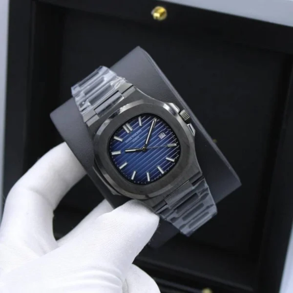 Stylish Patek Philippe Nautilus Watch Blue Dial For Men (SOS541) - stayhit.in