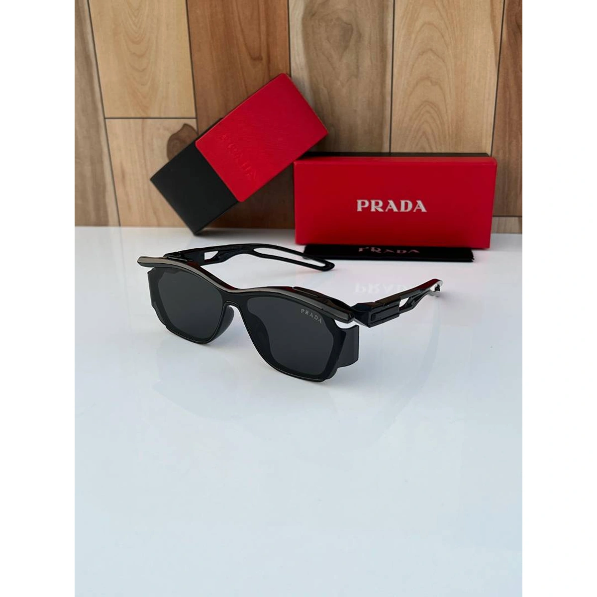 Stylish Prada Sunglass Black For Men (BT186) - stayhit.in Stylish Prada Sunglass Black For Men (BT186) - stayhit.in