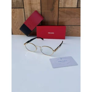 Stylish Prada Sunglasses Gold Plano For Men (BT225) - stayhit.in