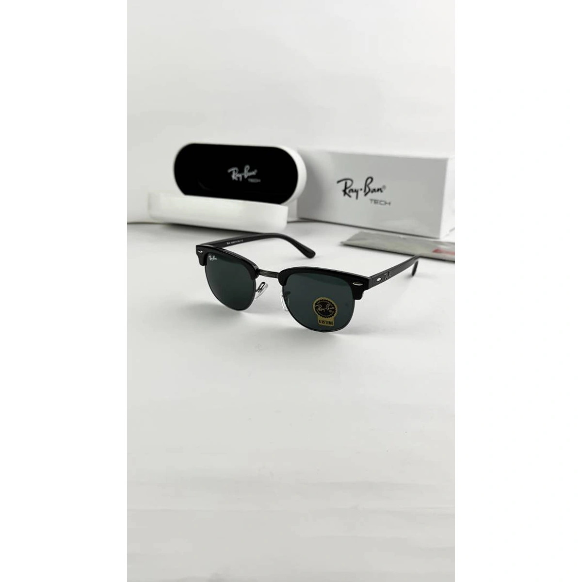 Stylish Rayban Sunglasses Black Club Master For Men (BT45) - stayhit.in