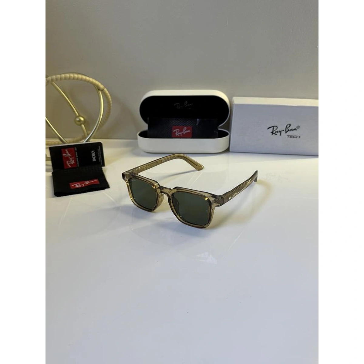 Stylish Rayban Sunglasses Olive Green For Men (BOT3208) - stayhit.in Stylish Rayban Sunglasses Olive Green For Men (BOT3208) - stayhit.in