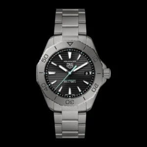Stylish Tag Heuer Aquaracer Watch Silver Black Automatic For Men (WS118) - stayhit.in