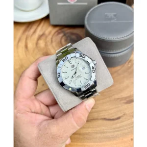 Stylish Tag Heuer Aquaracer Watch White Dial For Men (LAB1028) - stayhit.in