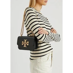 Stylish Tory Burch Eleanor Shoulder Bag Black For Women (LAB573) - stayhit.in