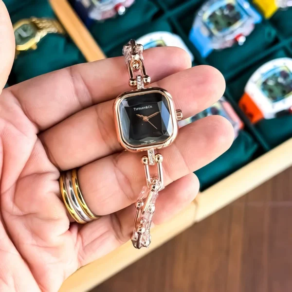 Tiffany Watch Rose Black For Women