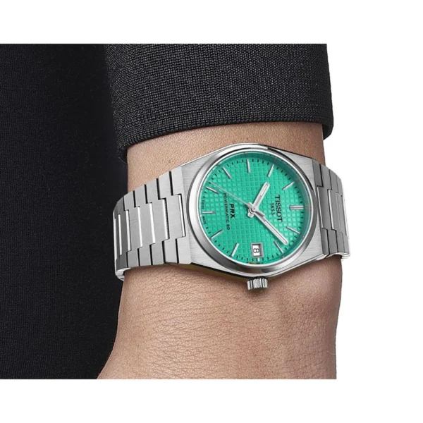 Tissot 1853 Prx Watch Silver Tiffany For Men Tissot 1853 Prx Watch Silver Tiffany For Men