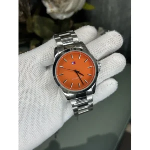 Tommy Hilfiger Bruce Watch Orange Dial For Men