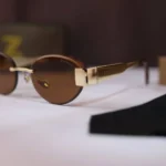 Zikrain Sunglasses Gold Brown For Men