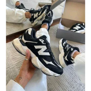 Elegant New Balance 9060 Shoes Black White For Men (SUP1614) - stayhit.in