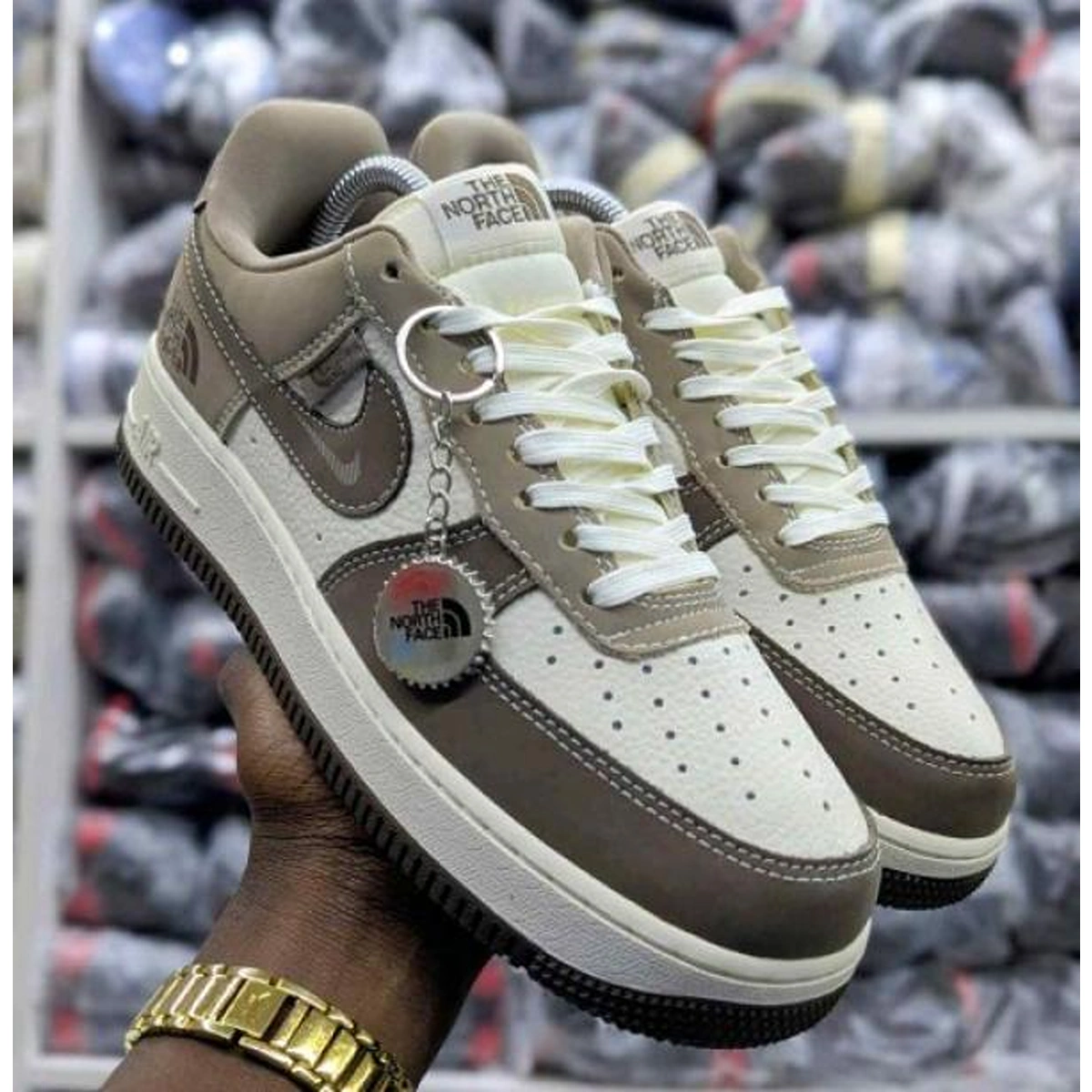 Elegant Nike Air Force 1 X North Face Shoes Brown For Men (SUP1410) - stayhit.in Elegant Nike Air Force 1 X North Face Shoes Brown For Men (SUP1410) - stayhit.in
