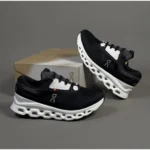 Elegant On Cloud Stratus V3 Shoes Black White Running For Men (SUP3052) - stayhit.in