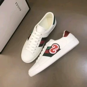 Imported Gucci Ace Low Shoes Gg Apple Patch White For Men (SUP3166) - stayhit.in