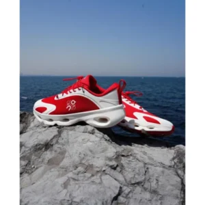 Imported Loewe X On Cloud Solo Shoes White Red For Men (SUP3098) - stayhit.in