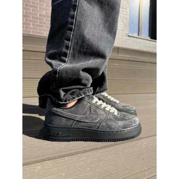 Imported Nike Air Force 1 Shoes Low Grey Black For Men (SUP1155) - stayhit.in