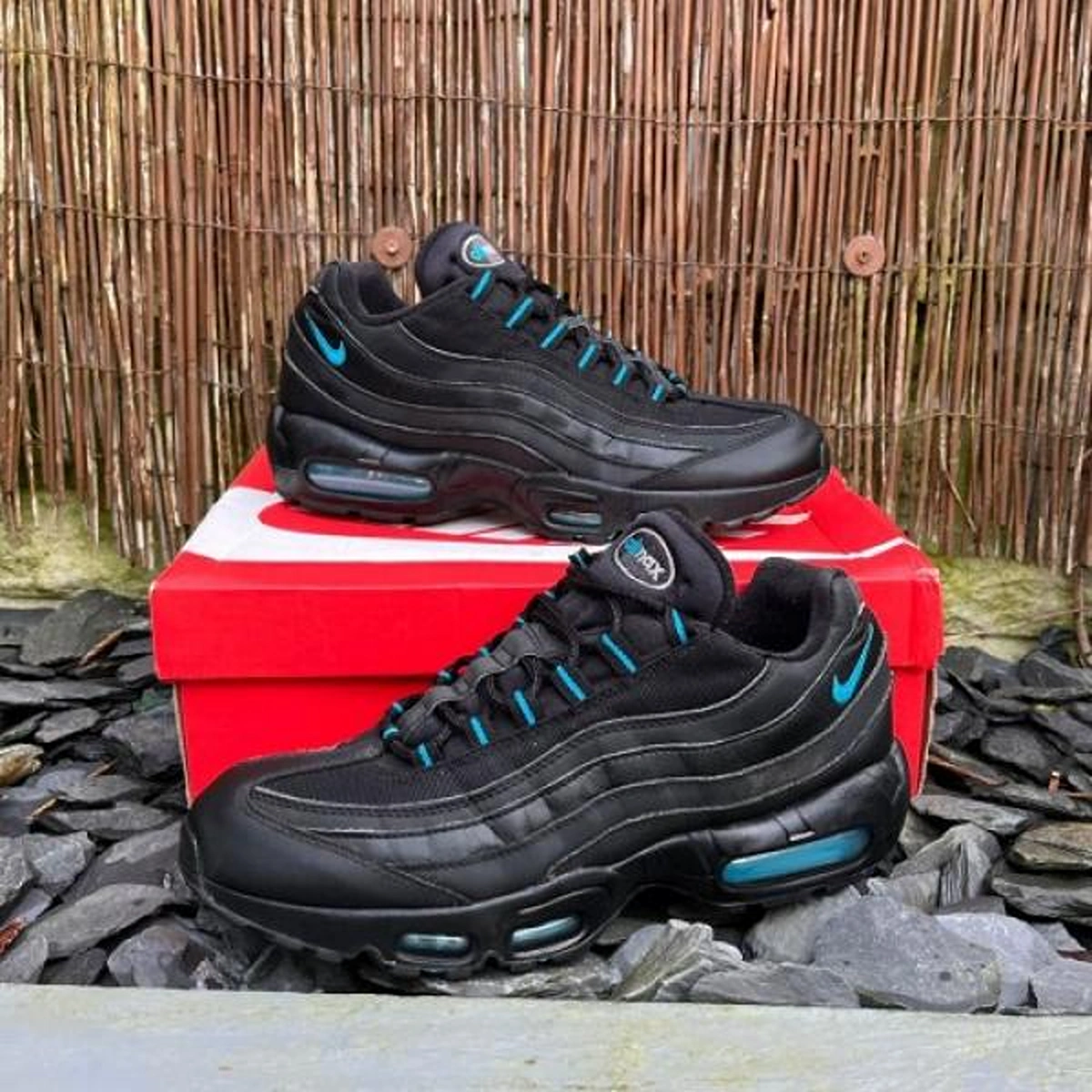 Imported Nike Air Max 95 Shoes Black Laser Blue For Men (SUP2994) - stayhit.in Imported Nike Air Max 95 Shoes Black Laser Blue For Men (SUP2994) - stayhit.in