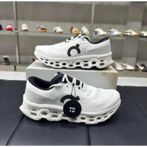 Imported On Cloud Monster 3 Shoes White Black For Men (SUP3092) - stayhit.in