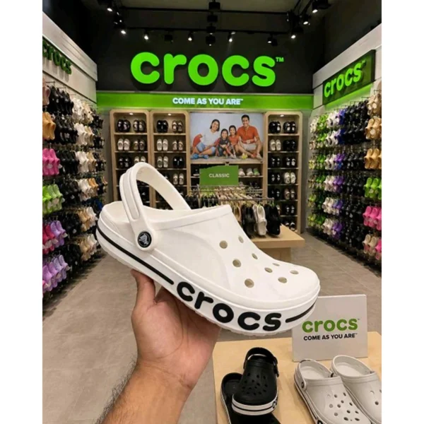 Luxury Crocs Bayaband Clogs White For Men (HS1549) - stayhit.in Luxury Crocs Bayaband Clogs White For Men (HS1549) - stayhit.in