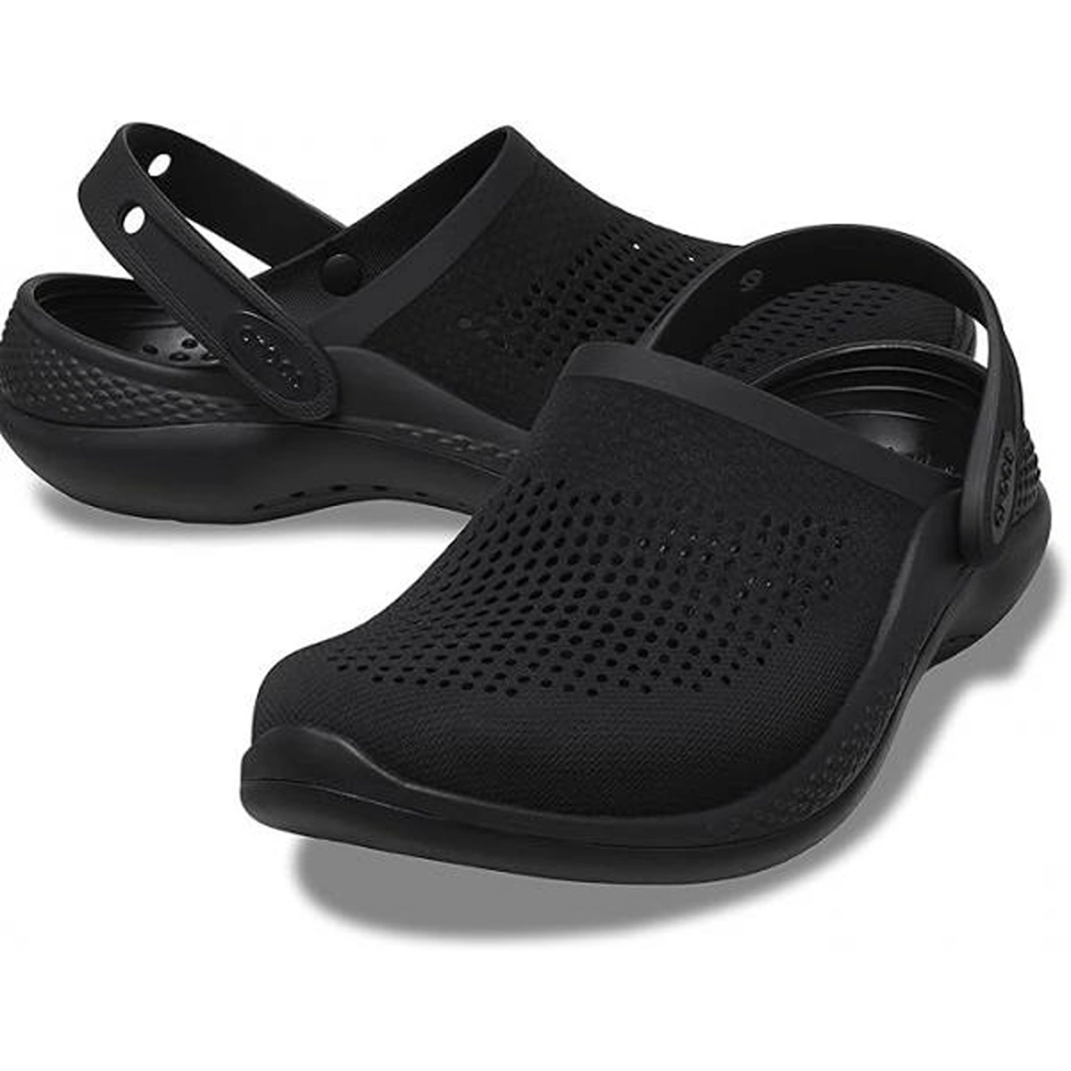 Luxury Crocs Literide 360 Clogs Black For Men (HS1543) - stayhit.in