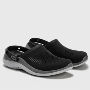 Luxury Crocs Literide 360 Clogs Black Grey For Men (HS1544) - stayhit.in