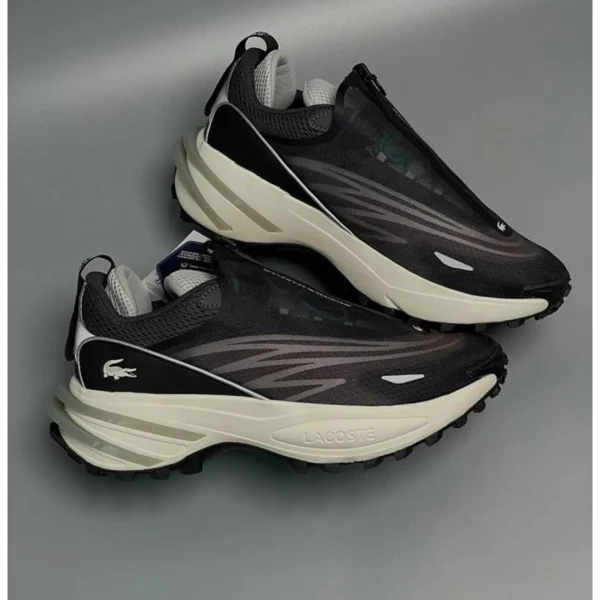 Luxury Lacoste Audyssor Trail Shoes Black White For Men (SUP3265) - stayhit.in