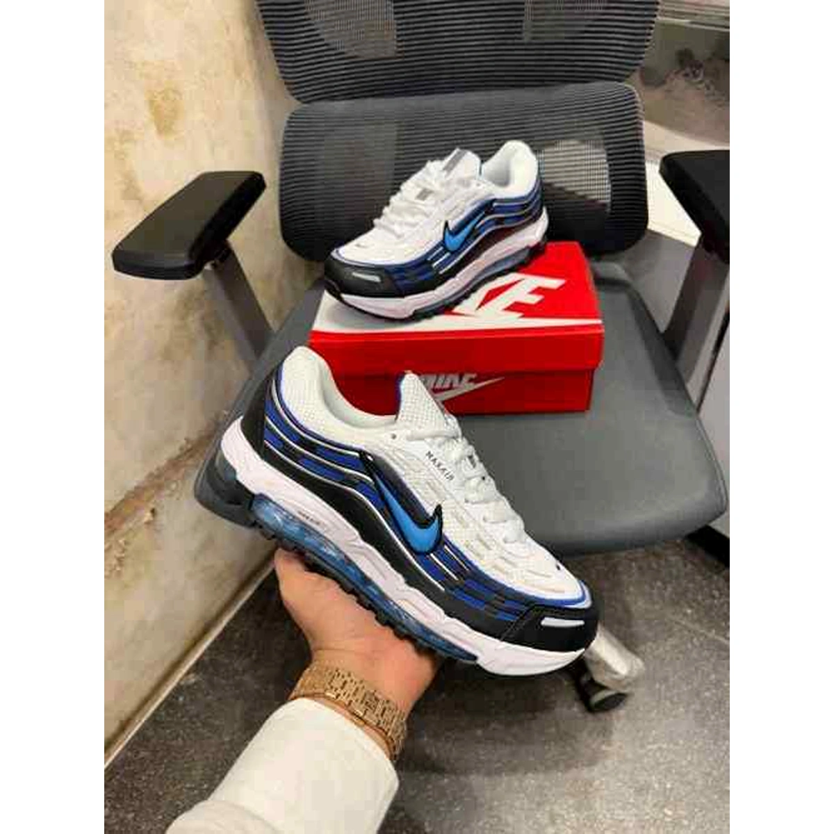 Luxury Nike Air Max Tl 25 Shoes White Blue For Men (SUP1134) - stayhit.in Luxury Nike Air Max Tl 25 Shoes White Blue For Men (SUP1134) - stayhit.in