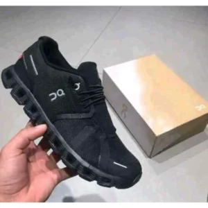 Luxury On Cloud 5 Waterproof Shoes Running Full Black For Men (SUP1758) - stayhit.in
