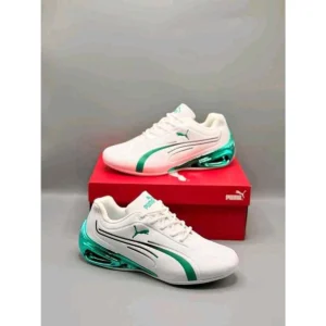 Luxury Puma Super Gt Sport Shoes White Green For Men (SUP1138) - stayhit.in
