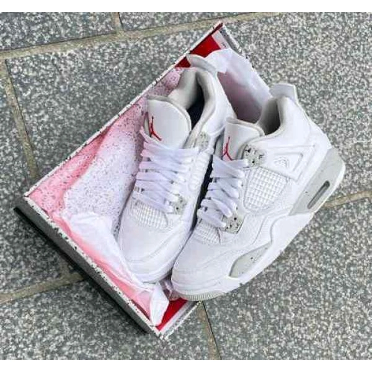 Premium Air Jordan 4 Oreo Shoes White With Special For Men (SUP1262) - stayhit.in Premium Air Jordan 4 Oreo Shoes White With Special For Men (SUP1262) - stayhit.in