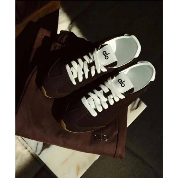 Premium Alo Yoga Sunset Suede Sneaker Brown For Men (SW1013) - stayhit.in Premium Alo Yoga Sunset Suede Sneaker Brown For Men (SW1013) - stayhit.in