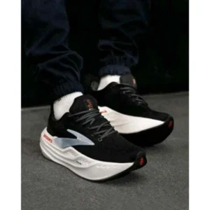 Premium Brooks Glycerin Max Shoes Black White For Men (SUP3145) - stayhit.in
