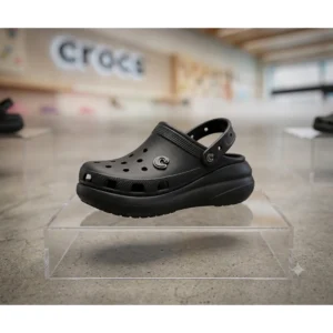 Premium Crocs Crush Clogs Black For Men (HS1431) - stayhit.in