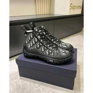 Premium Dior B28 High Shoes Beige Black For Men (SUP1310) - stayhit.in
