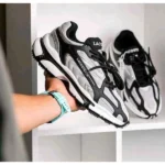 Premium Lacoste L003 Shoes Black Silver For Men (SUP1212) - stayhit.in