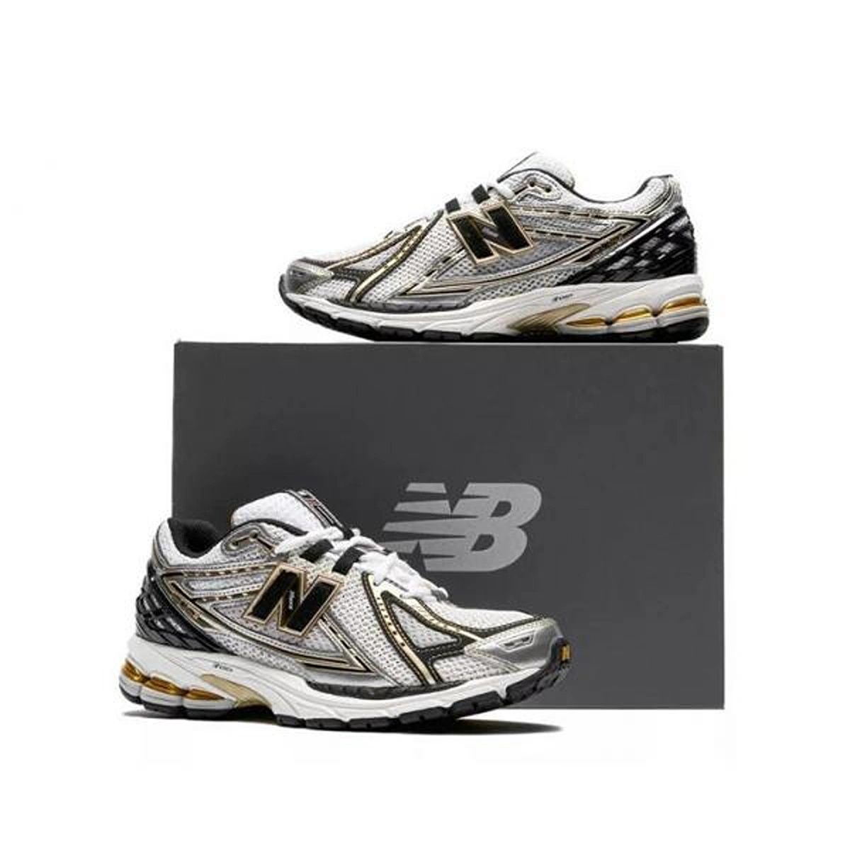 Premium New Balance 1906r Shoes White Metallic Gold For Men (HS1496) - stayhit.in