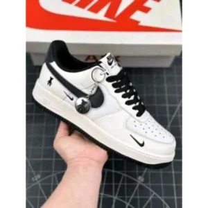 Premium Nike Air Force 1 07 Low Shoes Linen Beige Black For Men (SUP1206) - stayhit.in