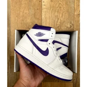 Premium Nike Jordan Retro 1 Shoes Metallic Court Purple For Men (SUP3235) - stayhit.in