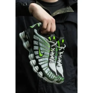 Premium Nike Shox Tl Wolf Shoes Grey Lime Blast For Men (SUP3489) - stayhit.in