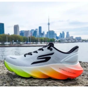 Premium Skechers Aero Burst Shoes White Neon For Men (SUP1337) - stayhit.in