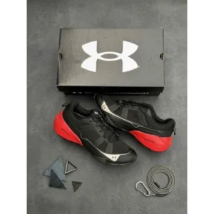 Premium Under Armour Hov Shoes Project Rock Black Red For Men (SUP1203) - stayhit.in