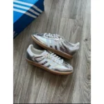 Stylish Adidas Samba Cracked Shoes Silver For Men (SUP1709) - stayhit.in