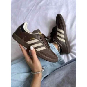 Stylish Adidas Samba Og Shoes Dark Brown Beige For Men (SUP1369) - stayhit.in