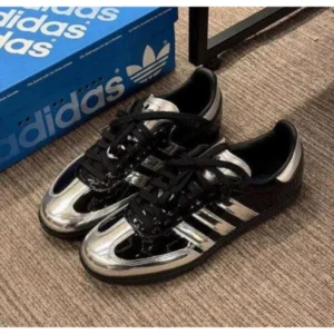 Stylish Adidas Samba X Atmos Tuxedo Shoes Silver Black For Men (SUP3006) - stayhit.in
