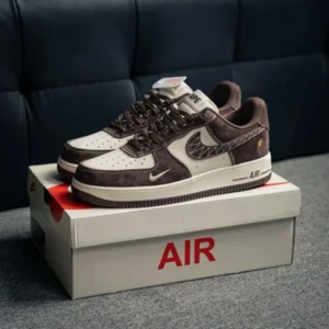 Stylish Bape X Nike Air Force 1 Shoes Beige Brown For Men (SUP3013) - stayhit.in
