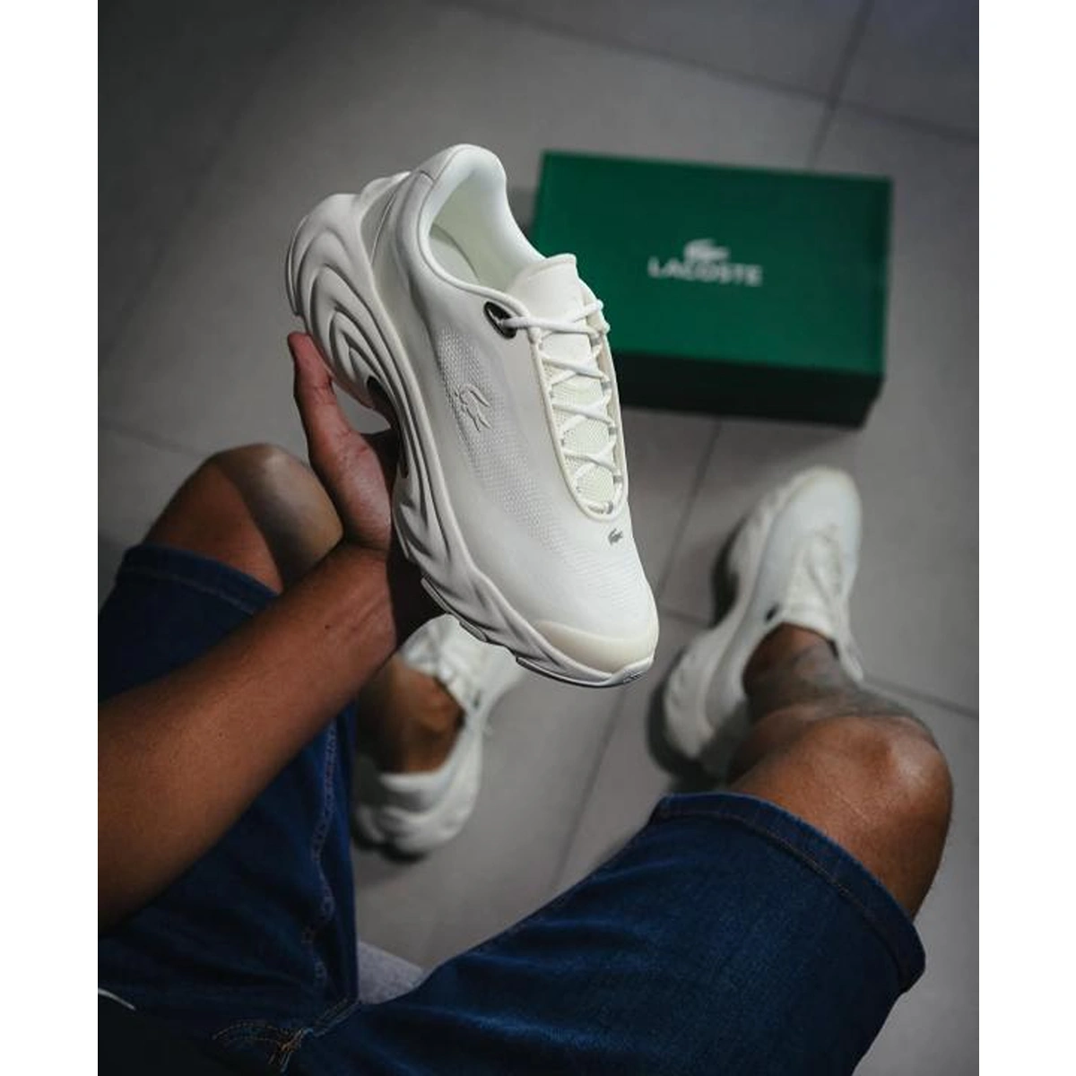 Stylish Lacoste Spinor Shoes White Sneakers For Men (SUP3070) - stayhit.in Stylish Lacoste Spinor Shoes White Sneakers For Men (SUP3070) - stayhit.in