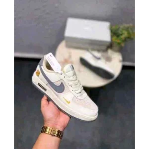 Stylish Nike Air Force Shoes Custom Beige For Men (SUP3073) - stayhit.in